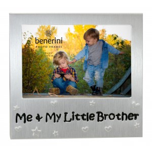 Me and My Little Brother Photo Frame - 5 x 3.5" (13 x 9 cm) 