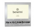 Me and My Little Brother Photo Frame - 5 x 3.5" (13 x 9 cm) 