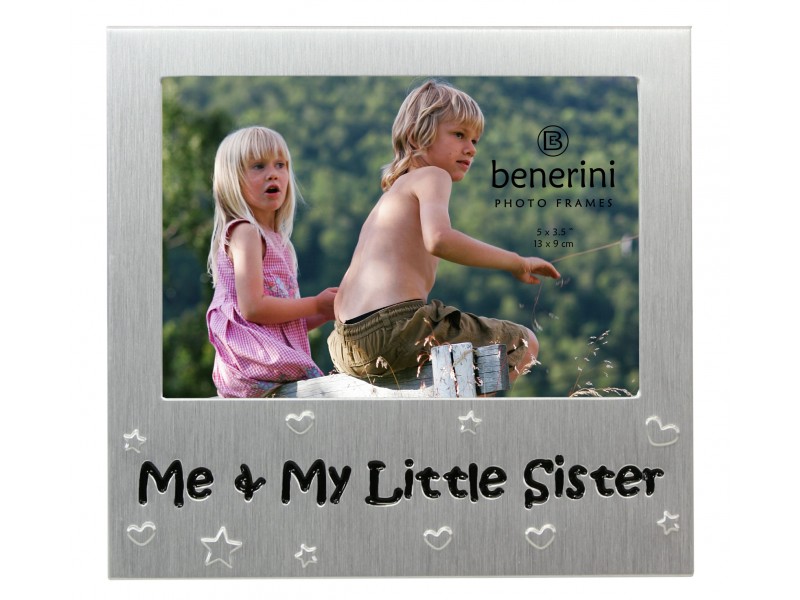 Me and My Little sister Photo Frame - 5 x 3.5" (13 x 9 cm) 