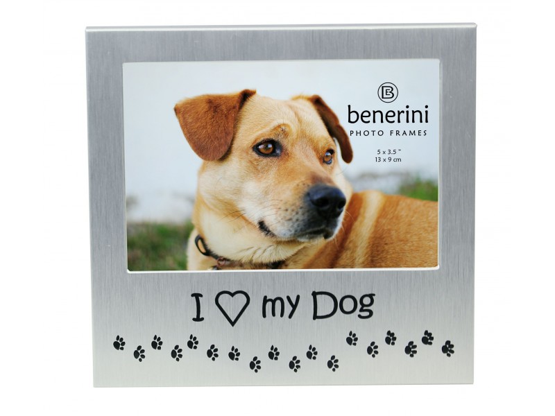 I Love My Dog Photo Frame - 5 x 3.5" (13 x 9 cm) 