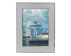 3.5 x 5 inches Plain Silver Colour Aluminium Photo Frame Gift Present - 084