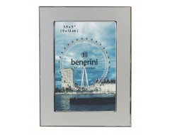 3.5 x 5 inches Plain Silver Colour Aluminium Photo Frame Gift Present - 084