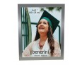 5 x 7 inches Plain Silver Colour Aluminium Photo Frame Gift Present With Mount - 088