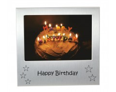 Happy Birthday Photo Frame - 5 x 3.5" (13 x 9 cm) 