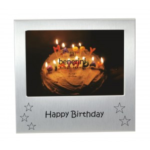 Happy Birthday Photo Frame - 5 x 3.5" (13 x 9 cm) 