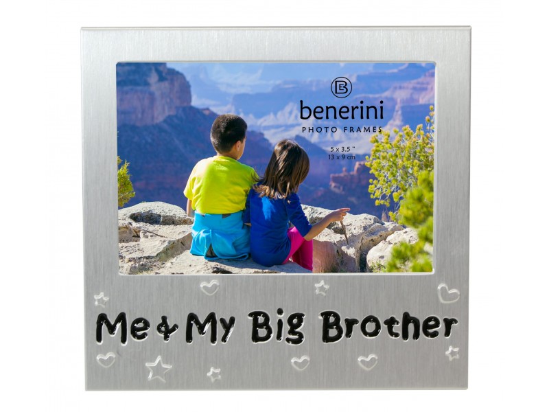 Me & My Big Brother Photo Frame - 5 x 3.5" (13 x 9 cm) 