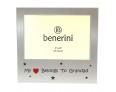 My Heart Belongs To Grandad Photo Frame - 5 x 3.5" (13 x 9 cm) 