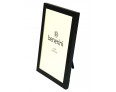 4 x 6 " Satin Black Colour Brushed Aluminium Photo Picture Frame Gift - Portrait or Landscape